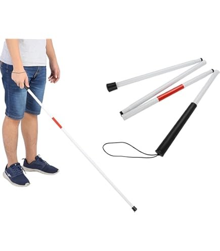 Folding Cane Blind Man Stick Walking Cane for Blind People