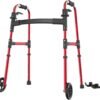 Folding Walkers for Seniors Lightweight Walker Red