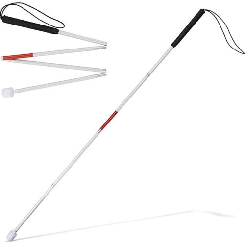 61+q2CVX-kL._AC_UL600_SR600,600_ Folding Cane Blind Man Stick Walking Cane for Blind People