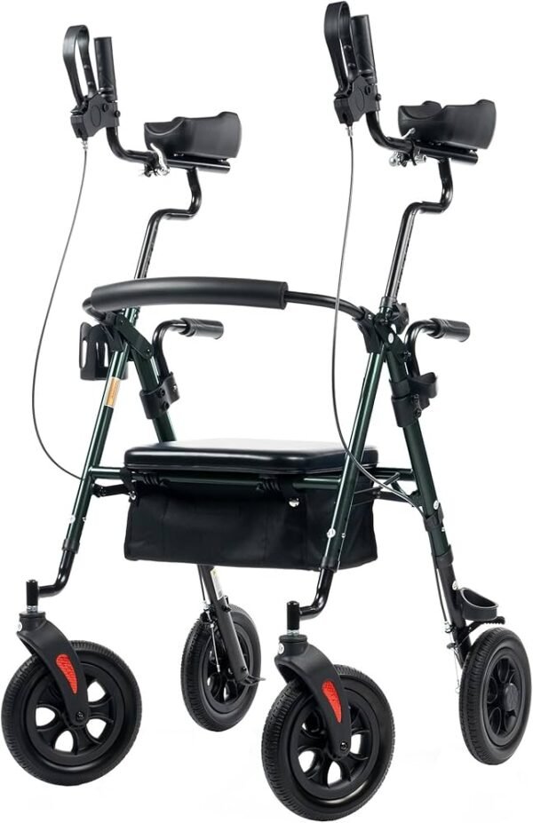 ELENKER Upright Rollator Walker
