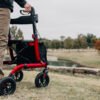 A1SEoli77SL Rollator Walker for Seniors Red