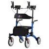 novadragon4802_3 HeaRollator Walkers for Seniors with Seat Blue